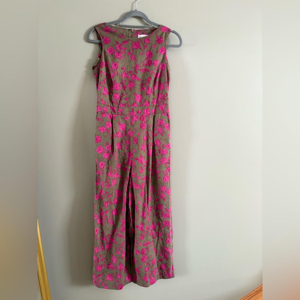 Vintage Pink and Olive Jumpsuit